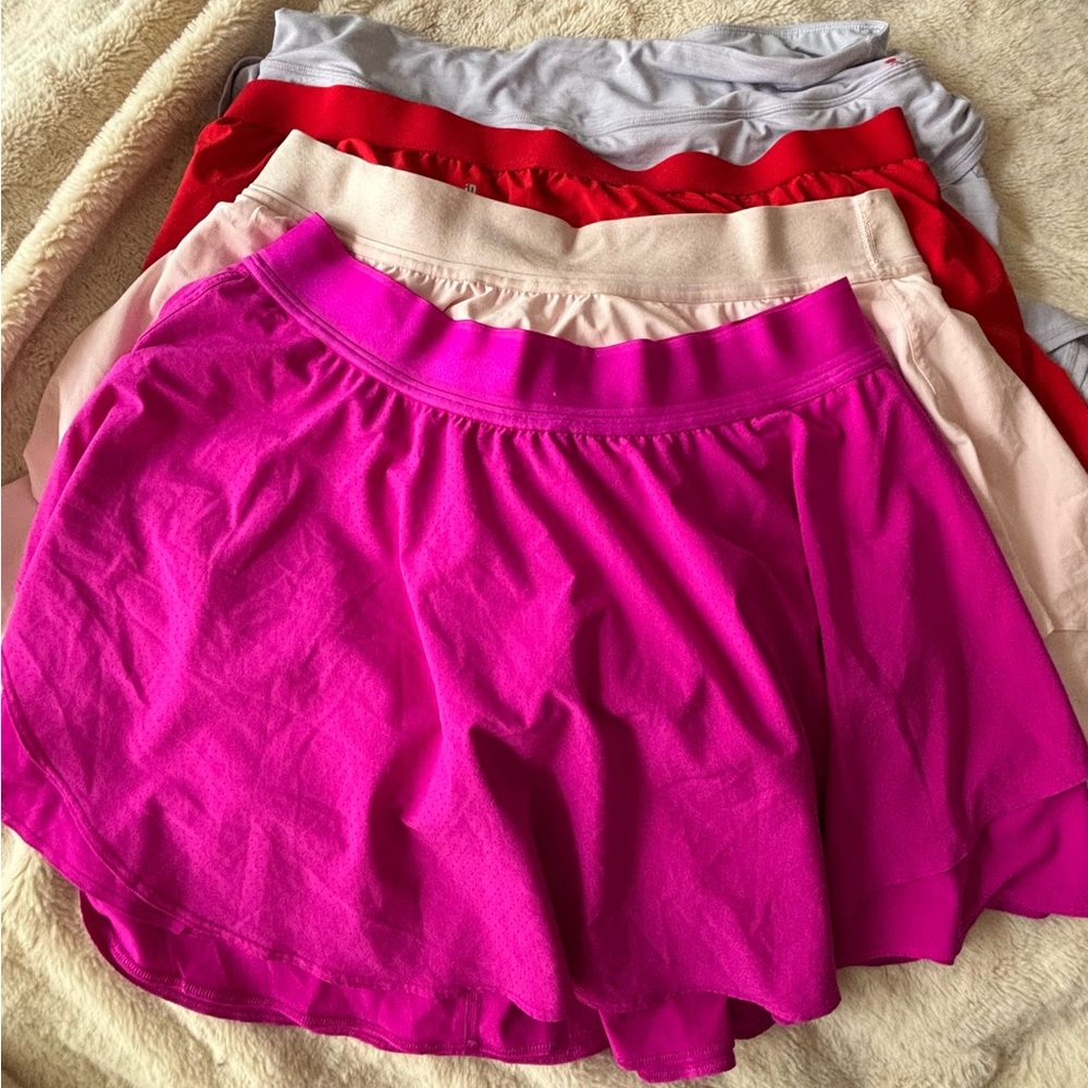 Four Women’s Athletic Skirts